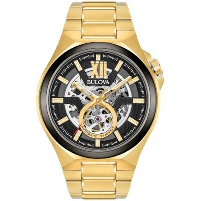 Bulova HerrenArmbanduhr Analog Automatik Edelstahl 98A178 Bulova HerrenArmbanduhr Analog Automatik Edelstahl 98A178