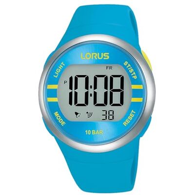 Lorus Damen Digital Quarz Uhr mit Silicone Armband R2341NX9 Lorus Damen Digital Quarz Uhr mit Silicone Armband R2341NX9