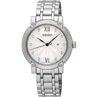 Seiko Damen-Armbanduhr Damen Analog Quarz Edelstahl SXDG79P1 Seiko Damen-Armbanduhr Damen Analog Quarz Edelstahl SXDG79P1