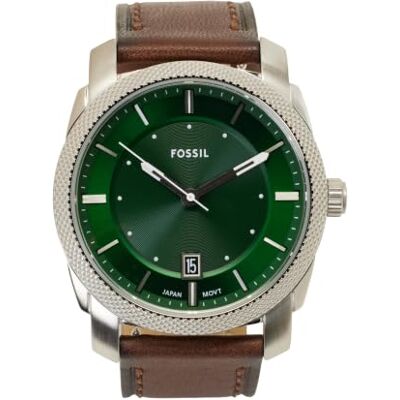 Fossil Herren Analog Quarz Uhr mit Leder Armband FS6085 Fossil Herren Analog Quarz Uhr mit Leder Armband FS6085