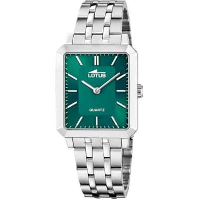 Lotus Damen Uhr Analog Edelstahl 316L Silber Quarzwerk Mineralglas hochresistent 5 ATM wasserdicht 18980/4 Square Series Lotus Damen Uhr Analog Edelstahl 316L Silber Quarzwerk Mineralglas hochresistent 5 ATM wasserdicht 18980/4 Square Series