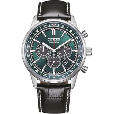 Citizen Eco-Drive Herrenuhr Edelstahl, Grün, 42 mm, CA4720-01X Citizen Eco-Drive Herrenuhr Edelstahl, Grün, 42 mm, CA4720-01X