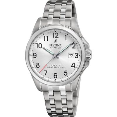 Festina Herrenuhr Analog aus Titan Grau Festina Herrenuhr Analog aus Titan Grau