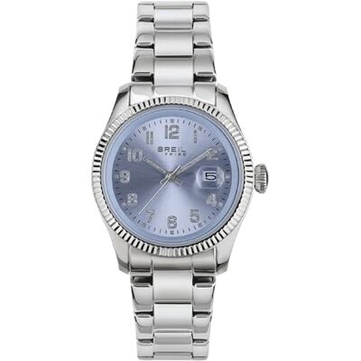 Breil Uhr Damen Classic Elegance Ziffernblatt HELLBLAU Bewegung NUR Zeit Quartz e Bracelet Stahl Silber EW0628 Breil Uhr Damen Classic Elegance Ziffernblatt HELLBLAU Bewegung NUR Zeit Quartz e Bracelet Stahl Silber EW0628