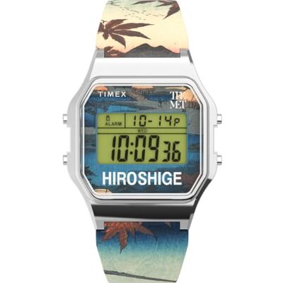 Timex Unisex Digital Quarz Armbanduhr mit einem Kunststoffband Timex Unisex Digital Quarz Armbanduhr mit einem Kunststoffband