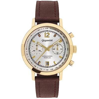 Gigandet Herren Analog Japanisches Quarzwerk Uhr mit Leder Armband 14VNAG10NE/005 Gigandet Herren Analog Japanisches Quarzwerk Uhr mit Leder Armband 14VNAG10NE/005