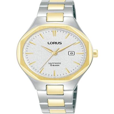 Lorus Damen Uhr klassisch Edelstahl Silber-Gold Lorus Damen Uhr klassisch Edelstahl Silber-Gold