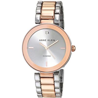 Anne Klein Women's Genuine Diamond Dial Bracelet Watch Anne Klein Women's Genuine Diamond Dial Bracelet Watch