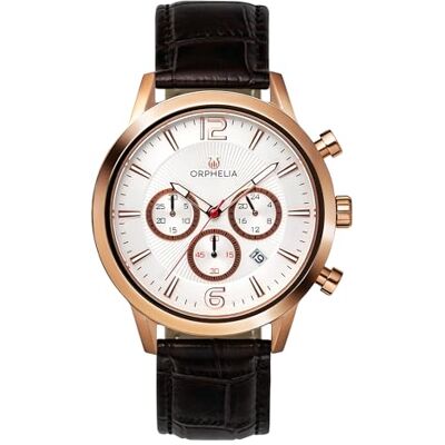 Orphelia HerrenArmbanduhr Chronograph Quarz Leder OR81804 Orphelia HerrenArmbanduhr Chronograph Quarz Leder OR81804