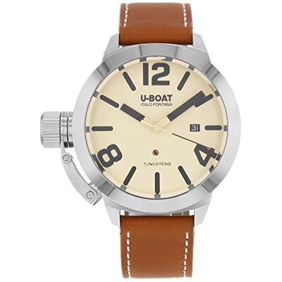 U-Boat Classico 50 TUNGSTENO AS 2, Beige, Klassisch, Beige, Klassisch U-Boat Classico 50 TUNGSTENO AS 2, Beige, Klassisch, Beige, Klassisch