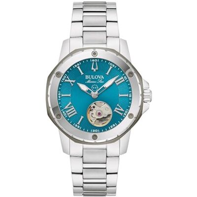 Bulova Damen Analog Automatik Armbanduhr Marine Star Bulova Damen Analog Automatik Armbanduhr Marine Star