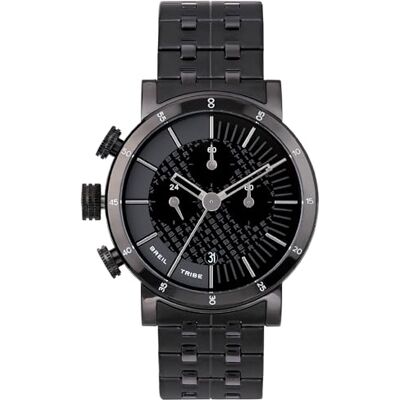 Breil Uhr Herren Lil Tribe Ziffernblatt BI-Farbe SCHWARZ Bewegung Chrono Quartz e Bracelet Farbiger Stahl Rose EW0527 Breil Uhr Herren Lil Tribe Ziffernblatt BI-Farbe SCHWARZ Bewegung Chrono Quartz e Bracelet Farbiger Stahl Rose EW0527