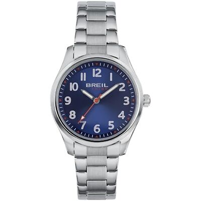 Breil Uhr Beginning Ziffernblatt BLAU Bewegung NUR Zeit Quartz e Bracelet Stahl Silber EW0622 Breil Uhr Beginning Ziffernblatt BLAU Bewegung NUR Zeit Quartz e Bracelet Stahl Silber EW0622