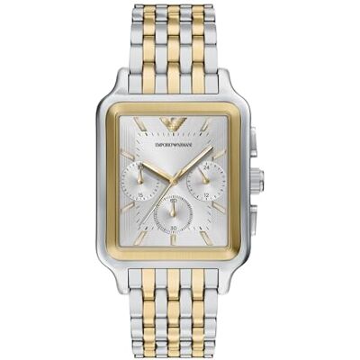 Giorgio Armani Herren 38MM Silberfarbene Edelstahl Uhr, AR11752 Giorgio Armani Herren 38MM Silberfarbene Edelstahl Uhr, AR11752