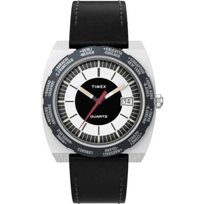 Timex Herren Analog Quarz Armbanuhr World Time Reissue Timex Herren Analog Quarz Armbanuhr World Time Reissue