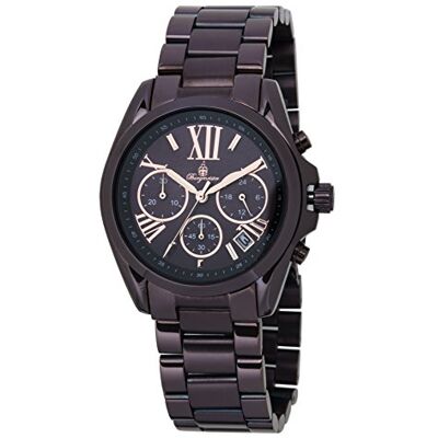 Burgmeister Damen-Armbanduhr Analog Quarz Edelstahl beschichtet BM337-095 Burgmeister Damen-Armbanduhr Analog Quarz Edelstahl beschichtet BM337-095