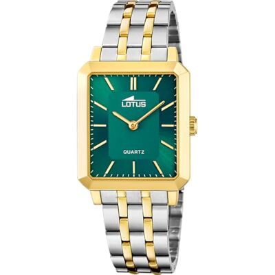 Lotus Damen Uhr Analog Edelstahl 316L Multi Quarzwerk Mineralglas hochresistent 5 ATM wasserdicht 18981/3 Square Series Lotus Damen Uhr Analog Edelstahl 316L Multi Quarzwerk Mineralglas hochresistent 5 ATM wasserdicht 18981/3 Square Series