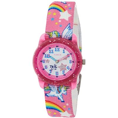 Timex Time Machines TW7C25500 Kinder-Armbanduhr, elastisches Gewebeband, 29 mm Timex Time Machines TW7C25500 Kinder-Armbanduhr, elastisches Gewebeband, 29 mm