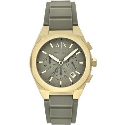 Armani Exchange Herren 42MM Goldfarbene Edelstahluhr, AX4197 Armani Exchange Herren 42MM Goldfarbene Edelstahluhr, AX4197
