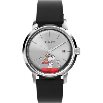 Timex Herren Analog Automatik Armbanduhr Marlin Automatic x Peanuts Snoopy Flying Ace Timex Herren Analog Automatik Armbanduhr Marlin Automatic x Peanuts Snoopy Flying Ace