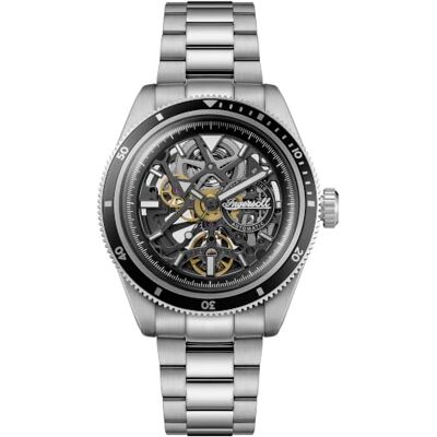 Ingersoll Reloj automático para Hombre 1892 The Buck Con esfera Negra y brazalete de Acero inoxidable Plateado I18001 Ingersoll Reloj automático para Hombre 1892 The Buck Con esfera Negra y brazalete de Acero inoxidable Plateado I18001