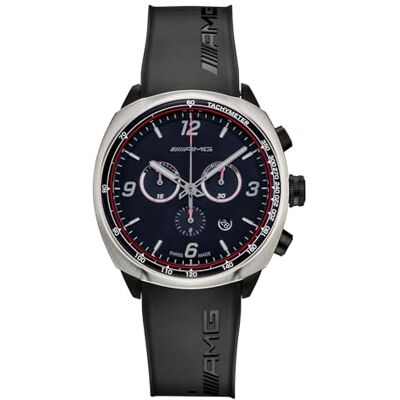 Mercedes AMG Petronas AMG Herren Chronograph Armbanduhr, Essentials, Kautschukband, Quarzwerk Ronda 5030, Wasserdicht 5 ATM, Erwachsene, Sportlich, Rund, Batteriebetrieben Mercedes AMG Petronas AMG Herren Chronograph Armbanduhr, Essentials, Kautschukband, Quarzwerk Ronda 5030, Wasserdicht 5 ATM, Erwachsene, Sportlich, Rund, Batteriebetrieben