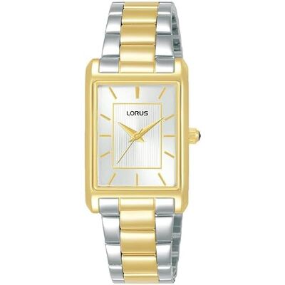 Lorus Damen Analog Quarz Uhr mit Metall Armband,Gold/Silber Lorus Damen Analog Quarz Uhr mit Metall Armband,Gold/Silber