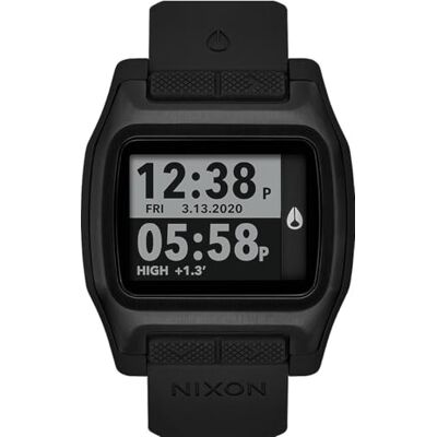 Nixon High Tide Unisex Armbanduhr aus recyceltem Ozeankunststoff Schwarz One Size 44 mm Nixon High Tide Unisex Armbanduhr aus recyceltem Ozeankunststoff Schwarz One Size 44 mm