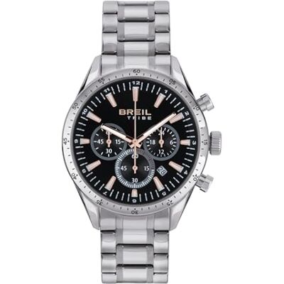Breil Herren Chronograph JATO mit Armband aus Edelstahl, Wasserdichtigkeit: 5 Bar, Gehäusedurchmesser: 42 mm, EW0657 Breil Herren Chronograph JATO mit Armband aus Edelstahl, Wasserdichtigkeit: 5 Bar, Gehäusedurchmesser: 42 mm, EW0657