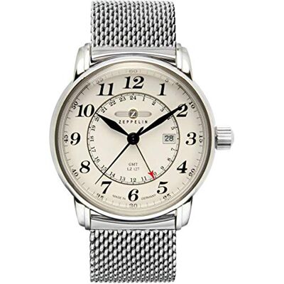 Zeppelin Herren-Armbanduhr XL LZ127 GRAF Analog Quarz Edelstahl 7642M5 Zeppelin Herren-Armbanduhr XL LZ127 GRAF Analog Quarz Edelstahl 7642M5