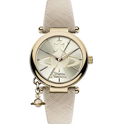 Vivienne Westwood Damen Orb Pop Display Quarz Armbanduhr VV006GDCM Vivienne Westwood Damen Orb Pop Display Quarz Armbanduhr VV006GDCM