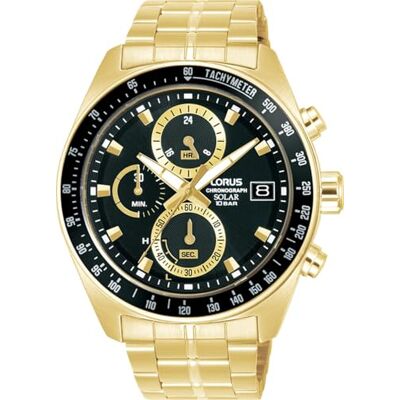 Lorus Damen Uhr Chronograph Edelstahl Gold Lorus Damen Uhr Chronograph Edelstahl Gold