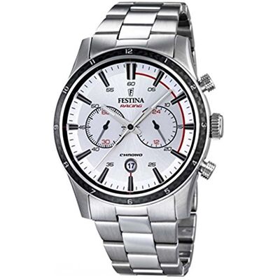 Festina Herren-Armbanduhr XL Chronograph Quarz Edelstahl F16818/1 Festina Herren-Armbanduhr XL Chronograph Quarz Edelstahl F16818/1