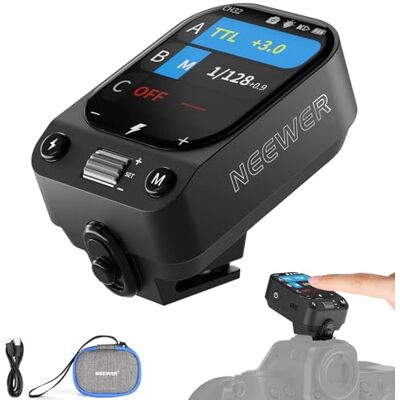 NEEWER QZ-N 2,4G TTL Funk Blitzauslöser kompatibel mit Nikon Z9 Z8 Z6II Z7II Z5 Z50 Kameras Godox IT32 V1 V100 AD200 Pro II, Touchscreen Blitzsender, 1/8000s HSS, 1000mAh Akku/cm Schalter NEEWER QZ-N 2,4G TTL Funk Blitzauslöser kompatibel mit Nikon Z9 Z8 Z6II Z7II Z5 Z50 Kameras Godox IT32 V1 V100 AD200 Pro II, Touchscreen Blitzsender, 1/8000s HSS, 1000mAh Akku/cm Schalter