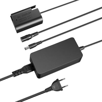 NEEWER DMW-BLK22 AC Netzteil Adapter und DC Koppler Dummy Akku Ladegerät Set Kompatibel mit Panasonic Lumix DC-S9 G9 S5 GH5 GH6 S5II S5M2 GH5M2, DR-BLK22 NEEWER DMW-BLK22 AC Netzteil Adapter und DC Koppler Dummy Akku Ladegerät Set Kompatibel mit Panasonic Lumix DC-S9 G9 S5 GH5 GH6 S5II S5M2 GH5M2, DR-BLK22