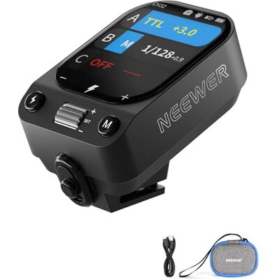 NEEWER QZ-C TTL Funk Flash Blitzauslöser kompatibel mit Canon Kameras, 1/8000s HSS Schalter, 3,7V 1000mAh Akku, OLED Touchscreen für Z3, Z2PRO, Z2II, Z2, Z880, Q6, Q4, Q300, Q200 NEEWER QZ-C TTL Funk Flash Blitzauslöser kompatibel mit Canon Kameras, 1/8000s HSS Schalter, 3,7V 1000mAh Akku, OLED Touchscreen für Z3, Z2PRO, Z2II, Z2, Z880, Q6, Q4, Q300, Q200