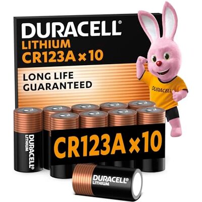 Duracell CR123 High Power Lithium Batterie (10 Stück) 3V, CR123A/CR17345 Langlebigkeit garantiert – ideal für z. B. Kameras, Taschenlampen, Rauchmelder und andere kleine Elektronikgeräte Duracell CR123 High Power Lithium Batterie (10 Stück) 3V, CR123A/CR17345 Langlebigkeit garantiert – ideal für z. B. Kameras, Taschenlampen, Rauchmelder und andere kleine Elektronikgeräte