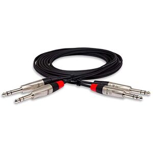 Hosa HSS-010X2 hochwertiges Instrumentenkabel, REAN Klinkenstecker aus Metall von Neutrik, 3 m Länge Hosa HSS-010X2 hochwertiges Instrumentenkabel, REAN Klinkenstecker aus Metall von Neutrik, 3 m Länge