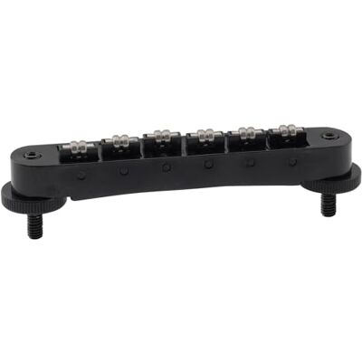 Musiclily Pro BM004 52mm Roller Bridge ABR-1 Tune-O-Matic Steg Schwarz M4 Bolzen,für Epi LP SG Style E-Gitarre Musiclily Pro BM004 52mm Roller Bridge ABR-1 Tune-O-Matic Steg Schwarz M4 Bolzen,für Epi LP SG Style E-Gitarre