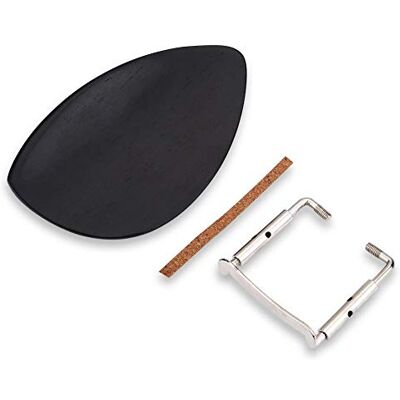 VGEBY Kinnstütze Violine Ebenholz 4/4 für Musiker und Übung Gewichtsentlastung für Kinn, ergonomische Passform, glatte Kanten, 4/4 Geige VGEBY Kinnstütze Violine Ebenholz 4/4 für Musiker und Übung Gewichtsentlastung für Kinn, ergonomische Passform, glatte Kanten, 4/4 Geige