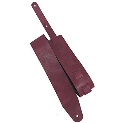 Lederriemen.com Leder Gitarrengurt 'Pull Up', in 18 Farben, 2 Längen und 3 Breiten, Echtleder, Farbe:bordeaux, Größe:6cm breit / 90-130cm lang Lederriemen.com Leder Gitarrengurt 'Pull Up', in 18 Farben, 2 Längen und 3 Breiten, Echtleder, Farbe:bordeaux, Größe:6cm breit / 90-130cm lang