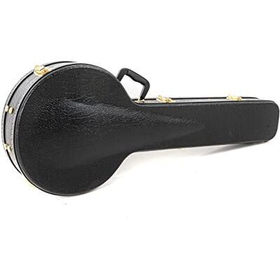 GEWA Banjoetui Flat Top Economy Koffer für Banjo 5- und 6-saitig Holzkern 4 verchromte Schlösser 1 abschließbar Kunstlederbezug Innenausstattung schwarzer Samt GEWA Banjoetui Flat Top Economy Koffer für Banjo 5- und 6-saitig Holzkern 4 verchromte Schlösser 1 abschließbar Kunstlederbezug Innenausstattung schwarzer Samt