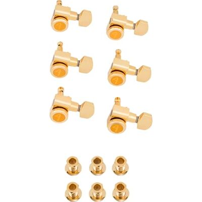 Fender ® »LOCKING TUNING MACHINES STRATOCASTER®/TELECASTER®« Locking Mechaniken für E-Gitarre Farbe: Gold Fender ® »LOCKING TUNING MACHINES STRATOCASTER®/TELECASTER®« Locking Mechaniken für E-Gitarre Farbe: Gold