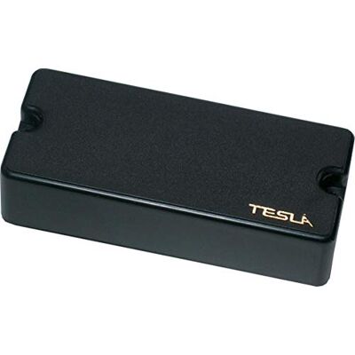 Tesla C4BN Bass Pickup Corona 4SC Neck, Schwarz Tesla C4BN Bass Pickup Corona 4SC Neck, Schwarz