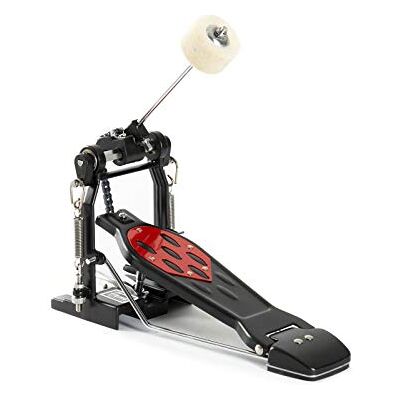 Fame Einzelpedal FP4000, Fußmaschine, Bass Drum Kick Pedal, Drum Hardware, Filz Beater, einstellbare Federspannung Fame Einzelpedal FP4000, Fußmaschine, Bass Drum Kick Pedal, Drum Hardware, Filz Beater, einstellbare Federspannung