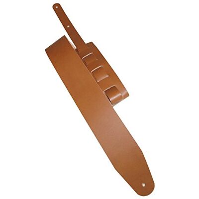 Lederriemen.com Leder Gitarrengurt 'Basic', in 10 Farben, 2 Längen und 3 Breiten, Echtleder, Farbe:cognac, Größe:6cm breit / 90-130cm lang Lederriemen.com Leder Gitarrengurt 'Basic', in 10 Farben, 2 Längen und 3 Breiten, Echtleder, Farbe:cognac, Größe:6cm breit / 90-130cm lang