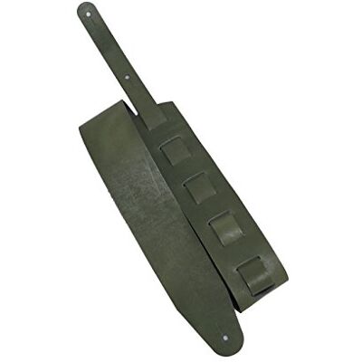 Lederriemen.com Leder Gitarrengurt 'Pull Up', in 18 Farben, 2 Längen und 3 Breiten, Echtleder, Farbe:khaki, Größe:6cm breit / 90-130cm lang Lederriemen.com Leder Gitarrengurt 'Pull Up', in 18 Farben, 2 Längen und 3 Breiten, Echtleder, Farbe:khaki, Größe:6cm breit / 90-130cm lang