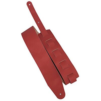 Lederriemen.com Leder Gitarrengurt 'Pull Up', in 18 Farben, 2 Längen und 3 Breiten, Echtleder, Farbe:rot, Größe:7cm breit / 90-130cm lang Lederriemen.com Leder Gitarrengurt 'Pull Up', in 18 Farben, 2 Längen und 3 Breiten, Echtleder, Farbe:rot, Größe:7cm breit / 90-130cm lang