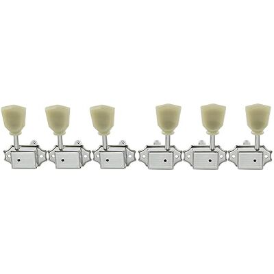 Musiclily Pro R15J-01 3R3L 15:1 Vintage Gitarren Mechaniken Tuners Chrom Keystone Button,für LP Style E-Gitarre/Akustikgitarre Musiclily Pro R15J-01 3R3L 15:1 Vintage Gitarren Mechaniken Tuners Chrom Keystone Button,für LP Style E-Gitarre/Akustikgitarre