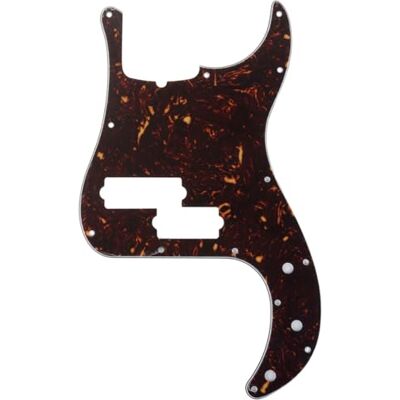 Musiclily Pro 5-Saiter 13 Löcher P Bass Pickguard PB-style Schlagbrett für Fender American Precision Bass,4 lagig Tortoise Shell Musiclily Pro 5-Saiter 13 Löcher P Bass Pickguard PB-style Schlagbrett für Fender American Precision Bass,4 lagig Tortoise Shell